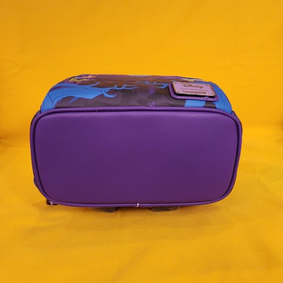 Loungefly Disney Villains Sleeping Beauty Maleficent Crow Layered Mini Backpack - Picture 10 of 11